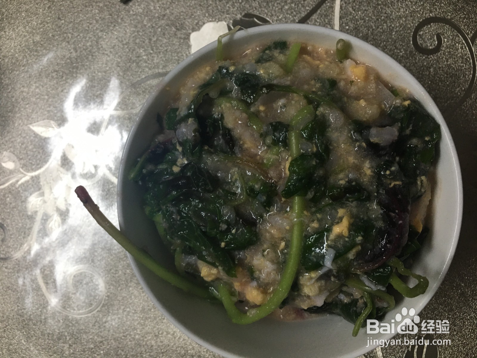 如何做苋菜蛋花咸粥
