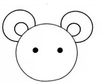 怎么画小老鼠的简笔画