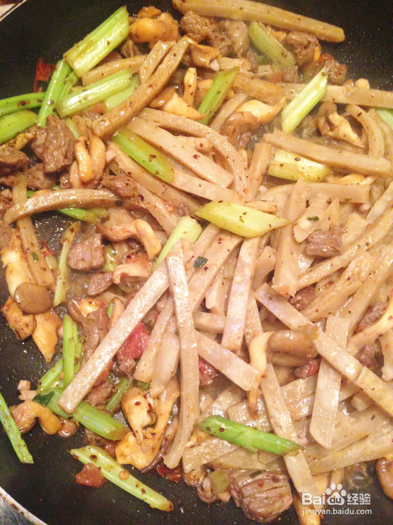 香辣炒莜面的做法