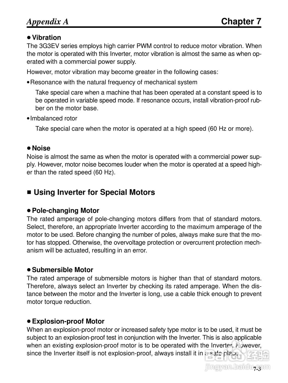 欧姆龙3G3EV-PETX3200变频器说明书:[9]