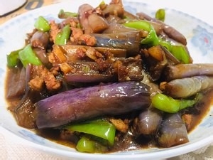 健康养生佳品肉末茄子的做法