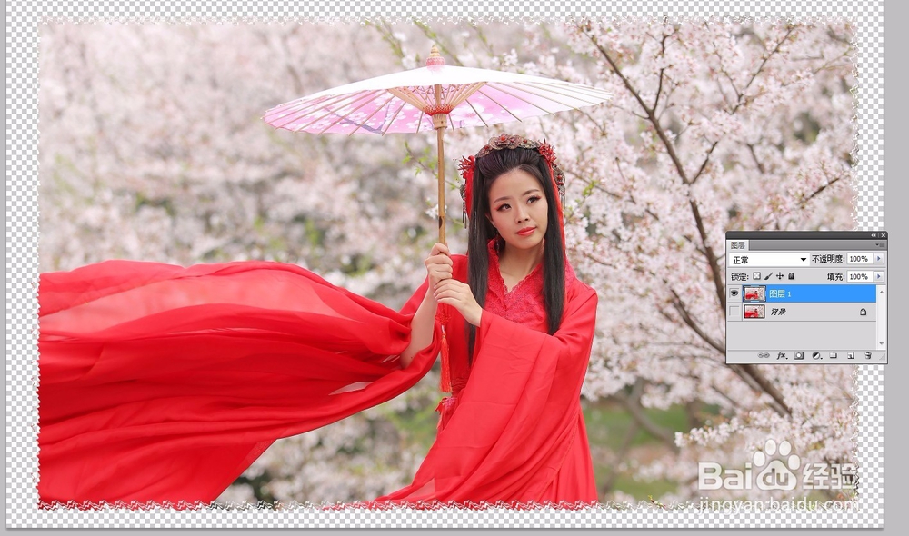 ps教程--制作小花边框