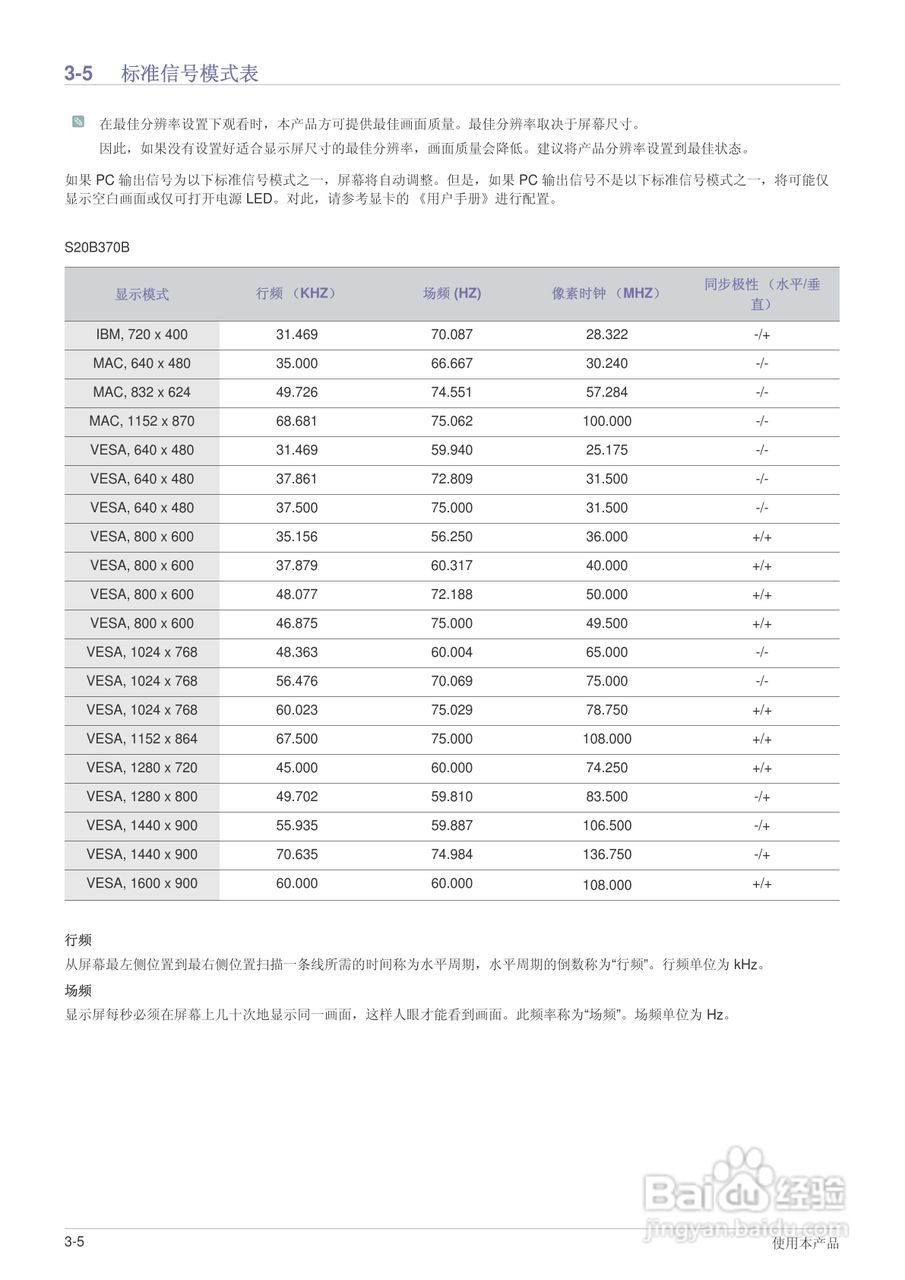 三星S27B370H液晶显示器使用说明书:[3]
