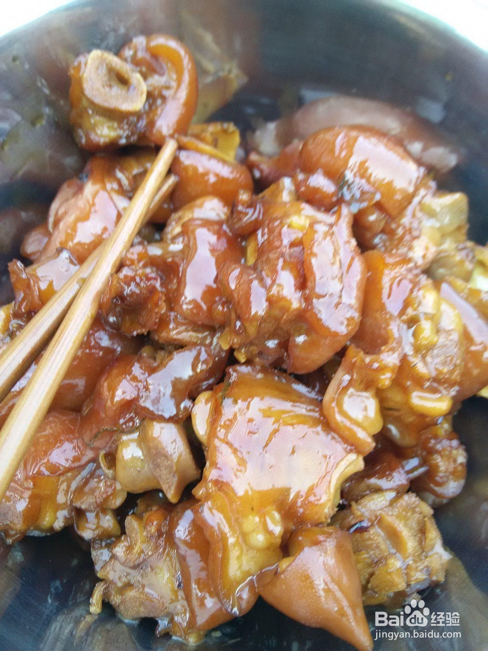 不用高压锅也能做出美味的猪手