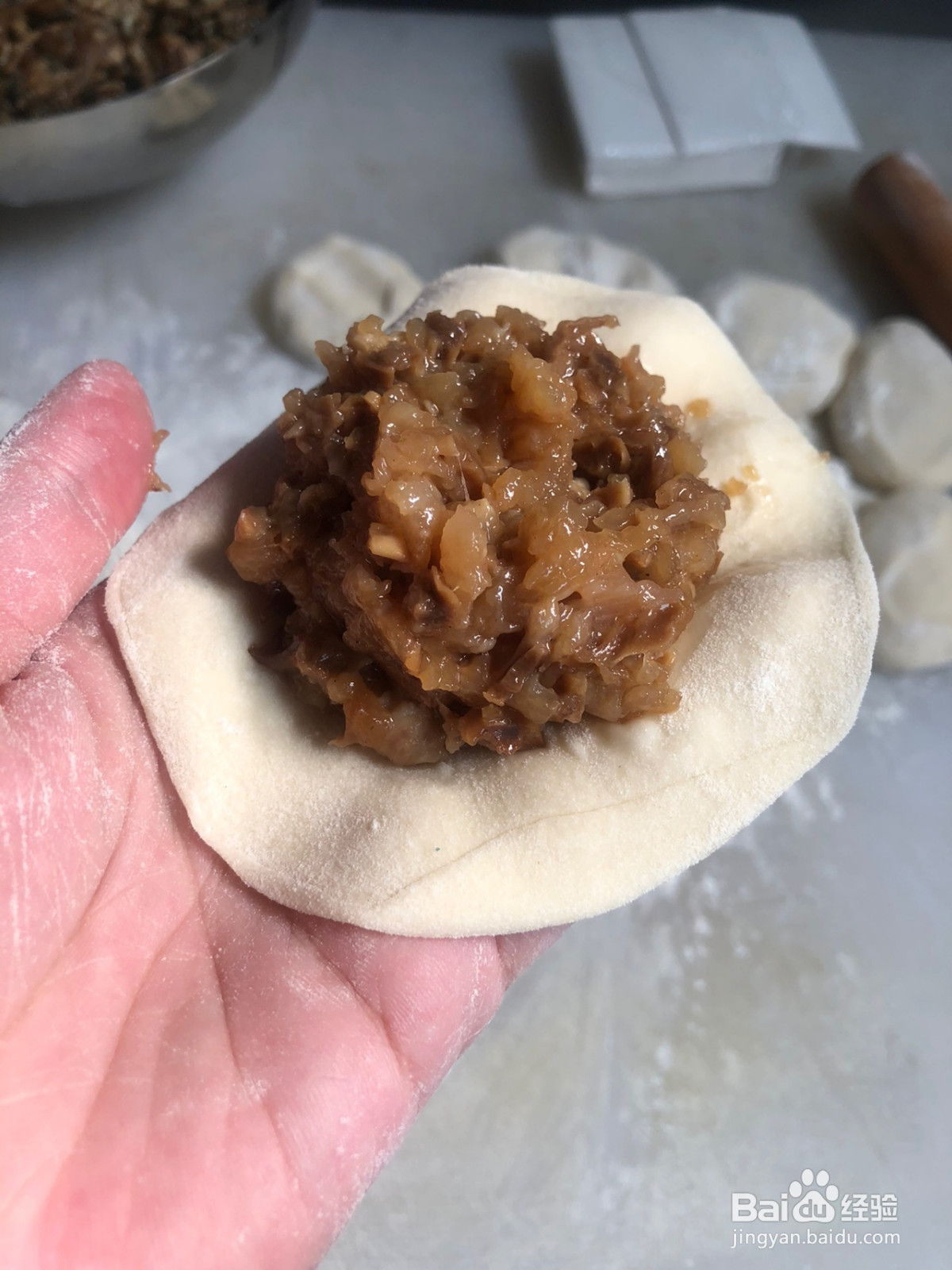 梅菜肉包的做法