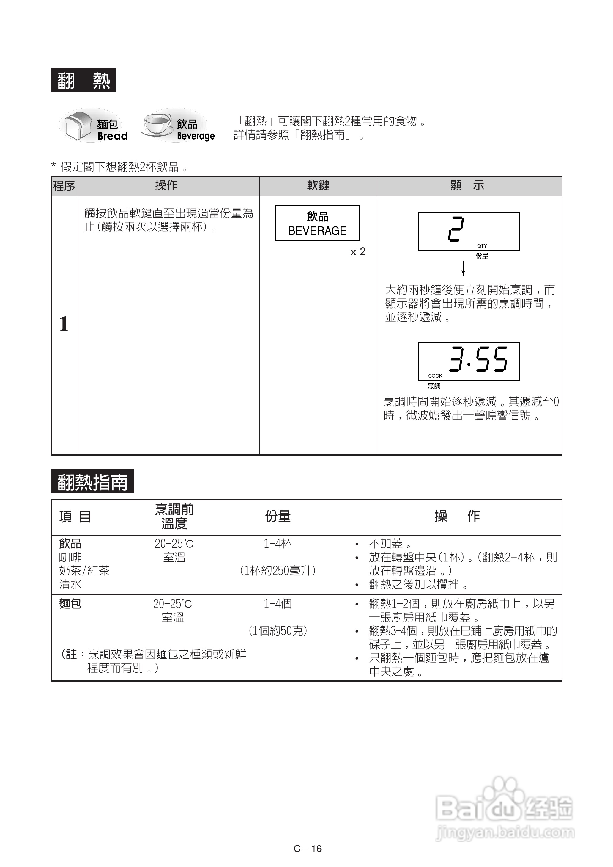 声宝R-242H型微波炉说明书:[1]