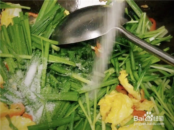 家常下饭菜韭菜炒鸡蛋