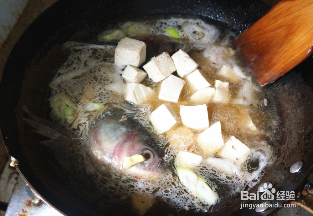 精品美食---鱼头炖豆腐：[4]经典美食