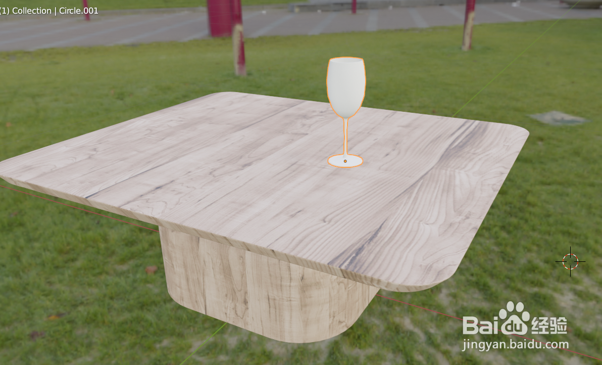 在blender2.8如何将模型材质设置成透明的颜色