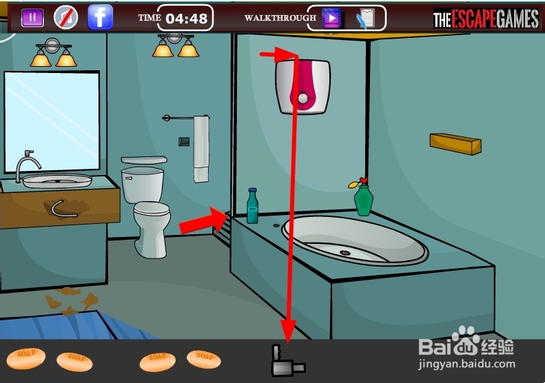 快速逃离新浴室攻略