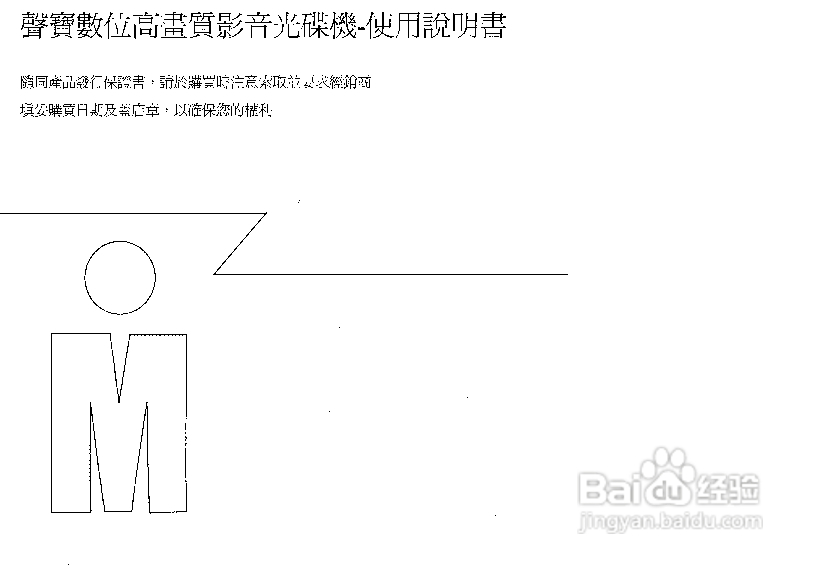 声宝DV-U511M型数位高画质影音光碟机说明书