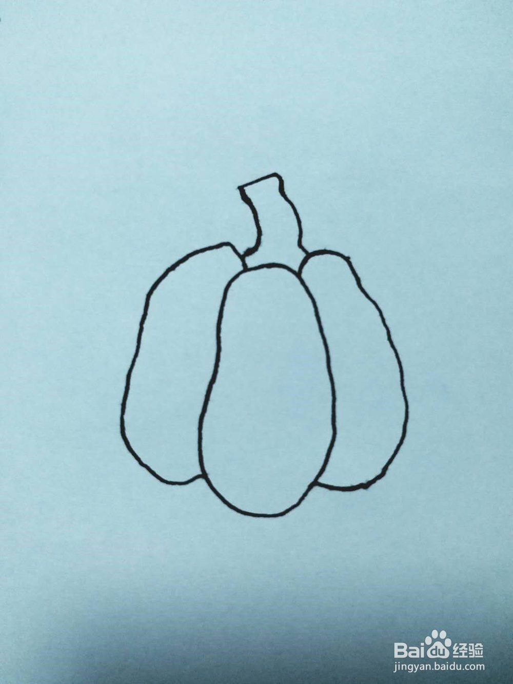 南瓜的简单画法