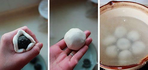 学习经典芝麻汤圆的做法