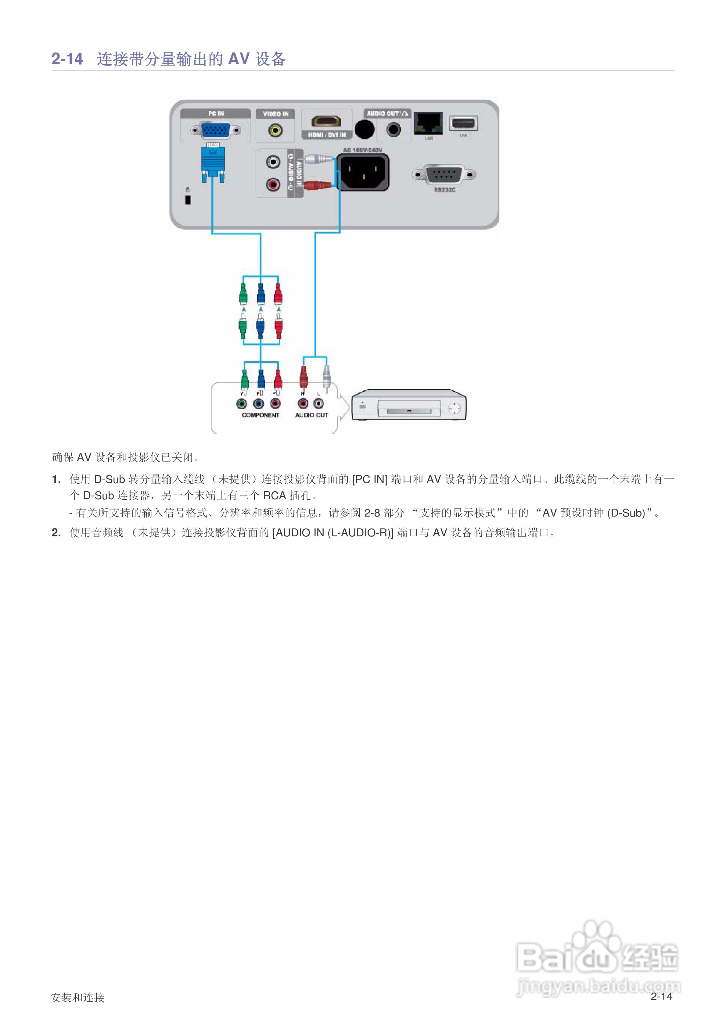 三星SP-M255W投影机使用说明书:[3]