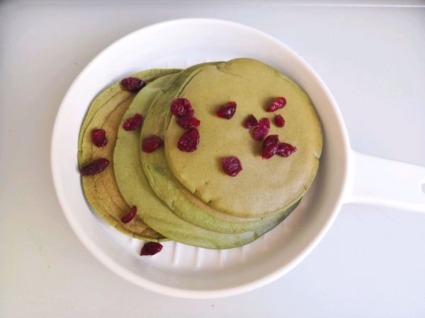 抹茶蔓越莓松饼