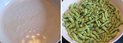 最下酒的煮毛豆