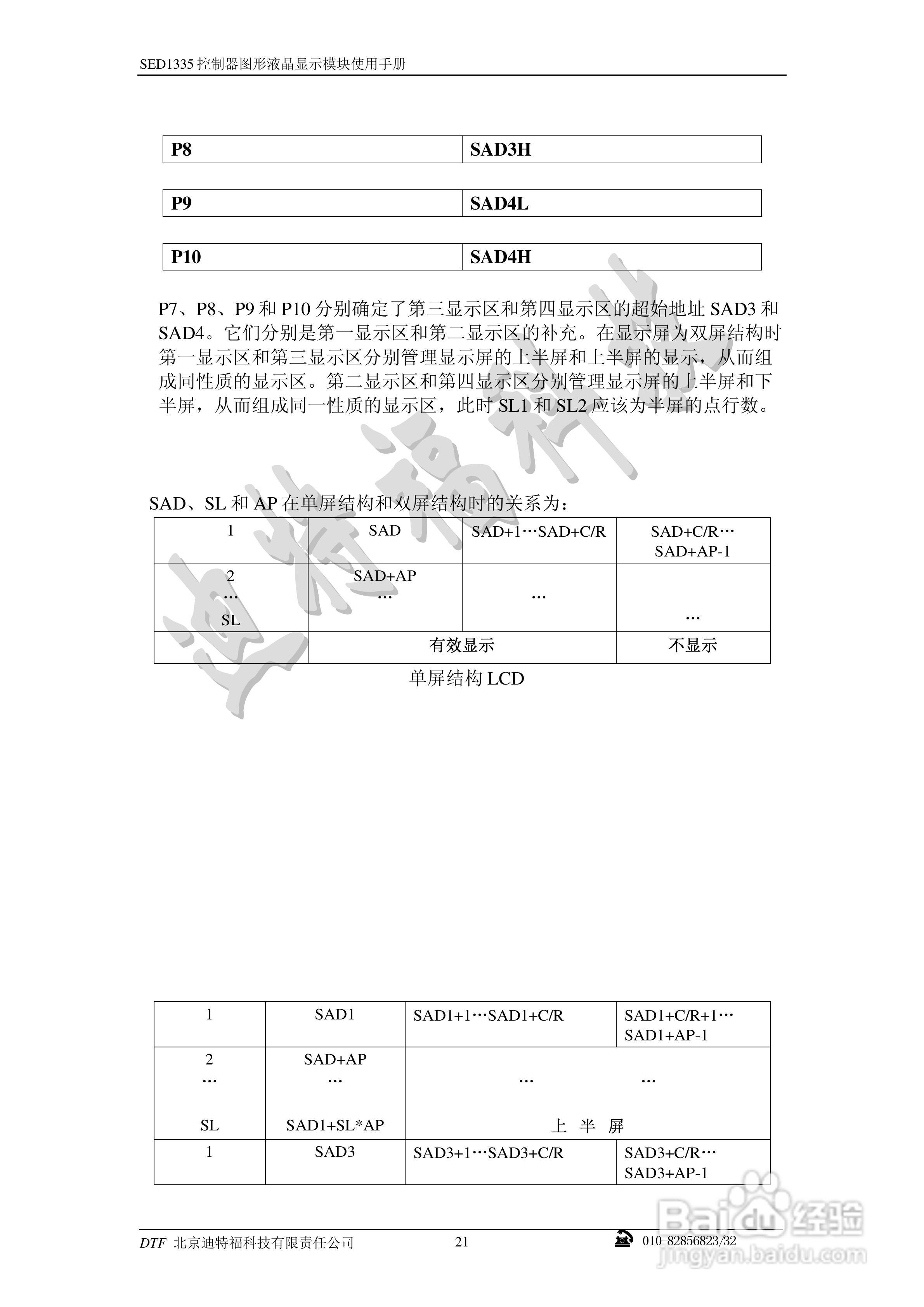 迪特福科技S1D13335点阵图形式控制器使用手册:[3]
