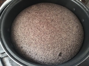 黑米糕的做法