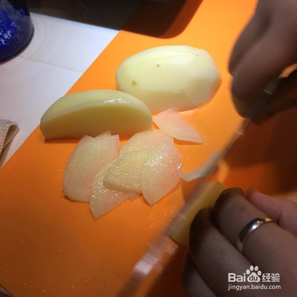 酸辣土豆片的做法