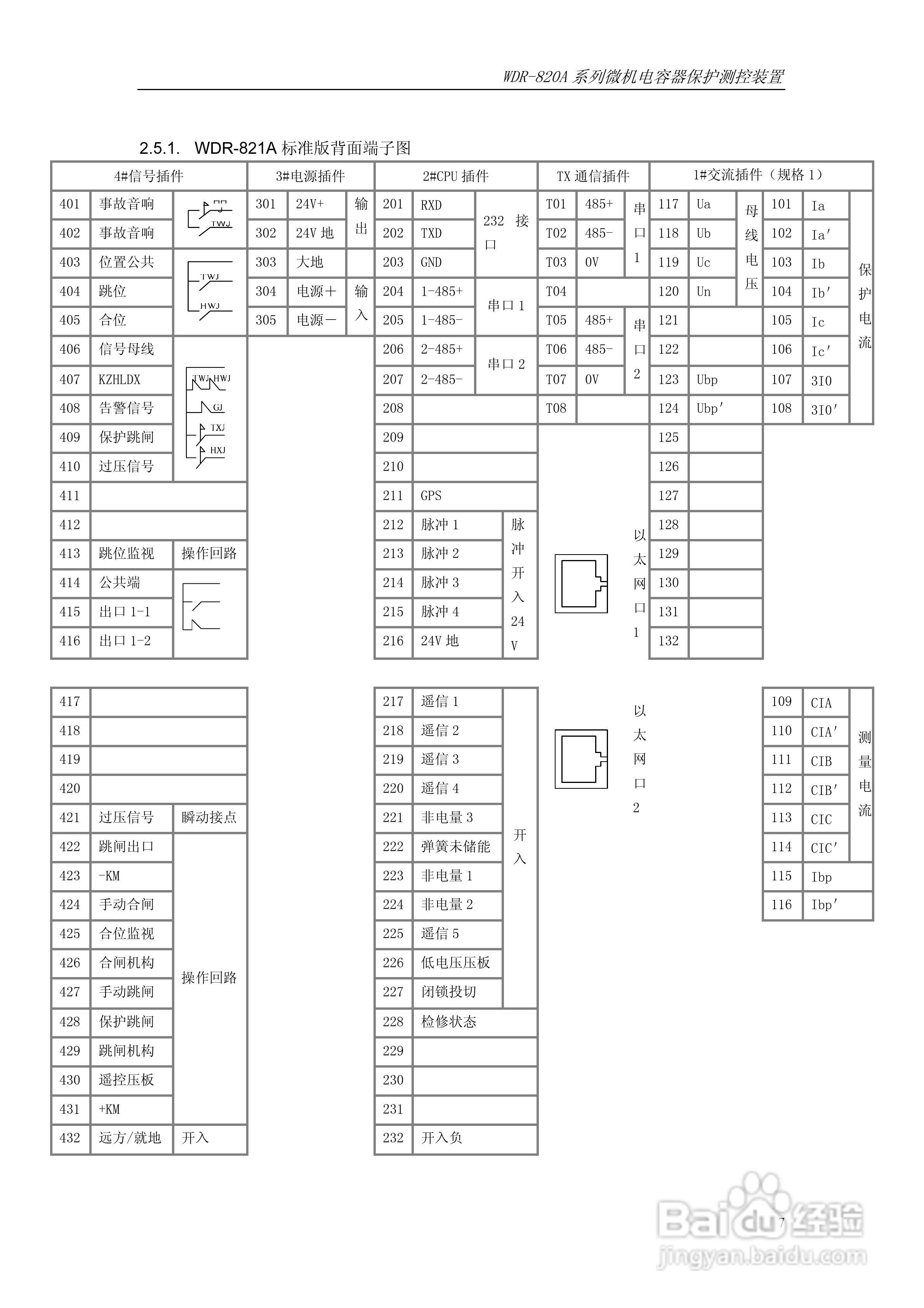 WDR-820A微机电容器保护测控装置技术及使用说明书:[2]
