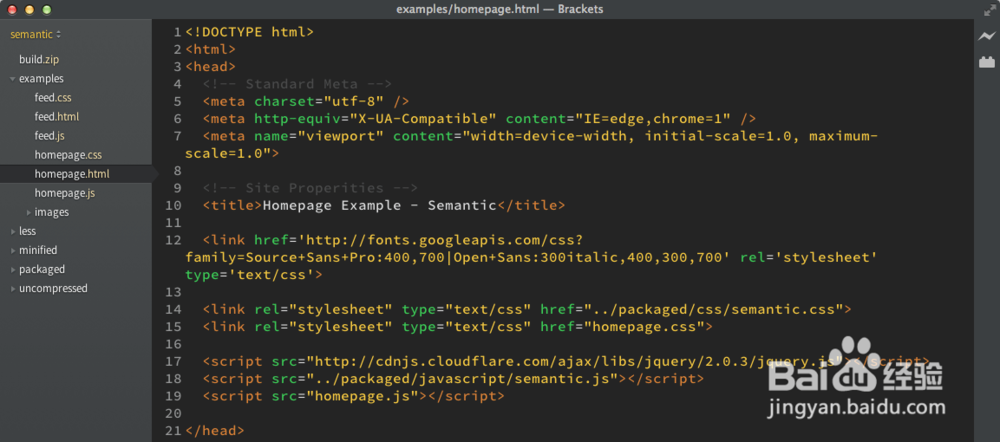 Brackets 编辑器的安装和使用