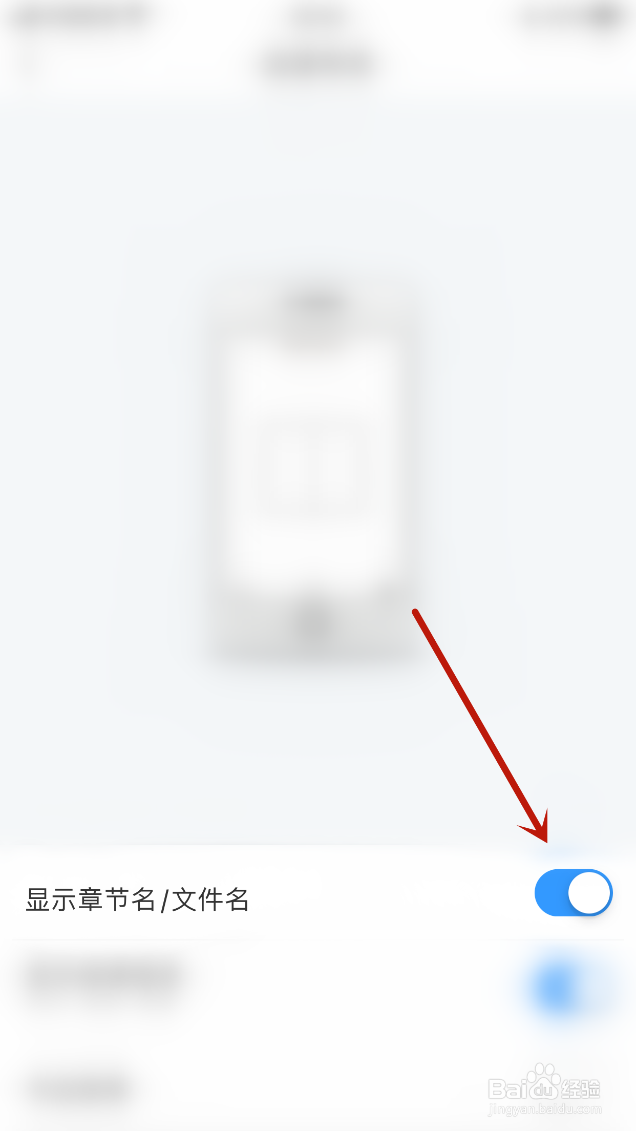 飞读小说怎么开启显示章节名/文件名