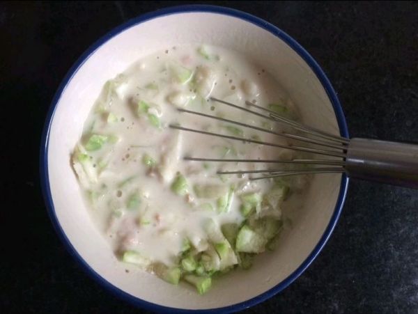 拆骨肉丝瓜甜饼