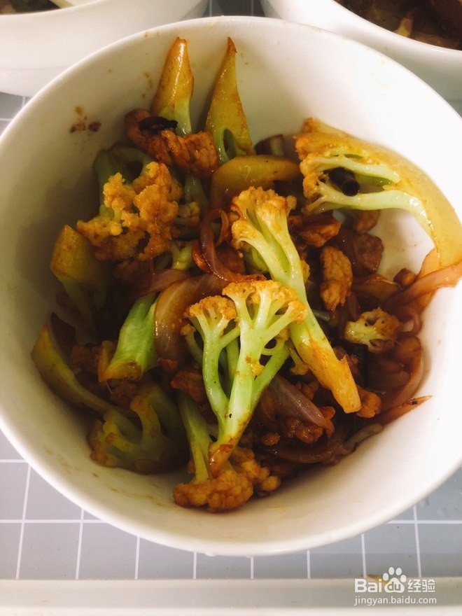 不用干锅的干锅花菜