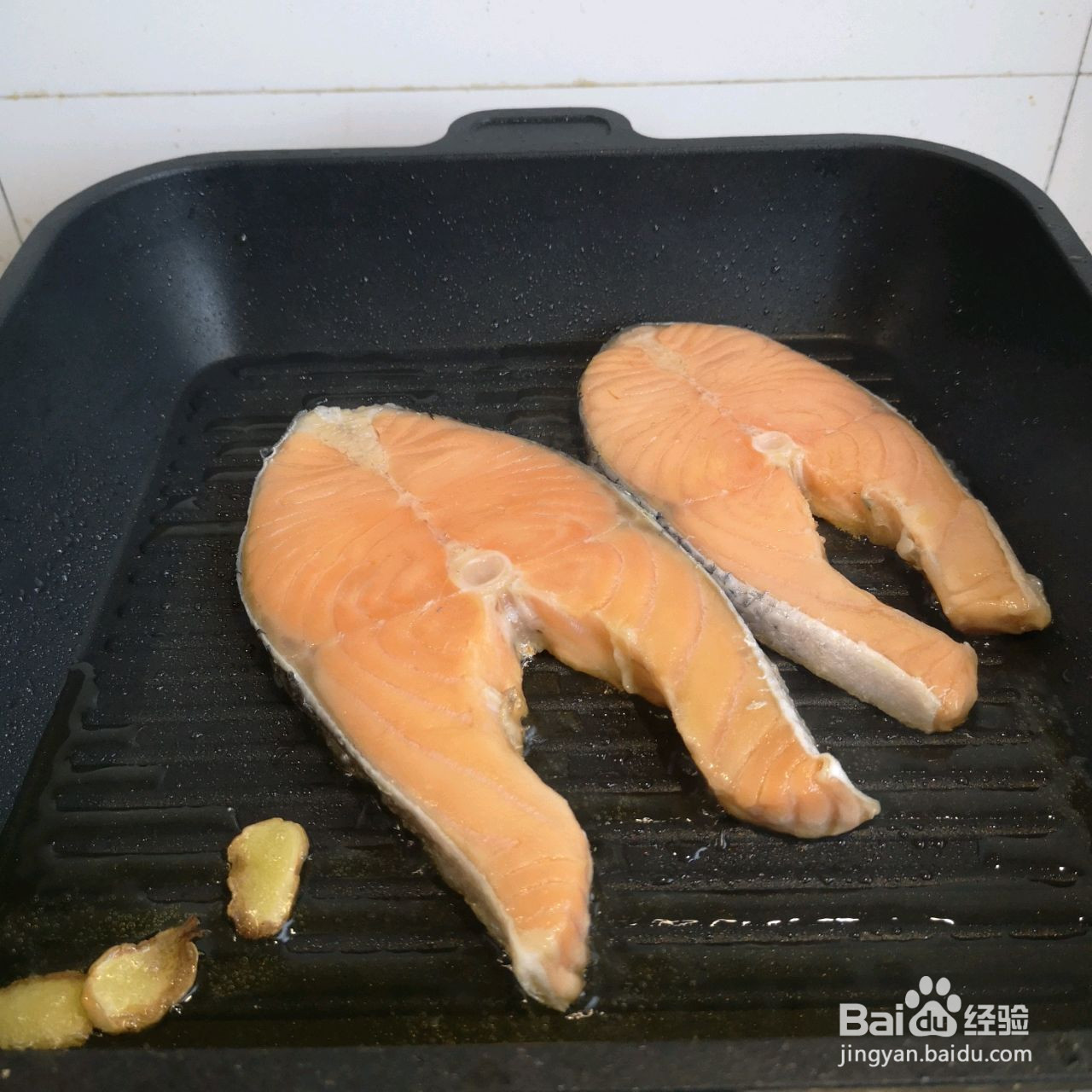 香煎三文鱼的做法