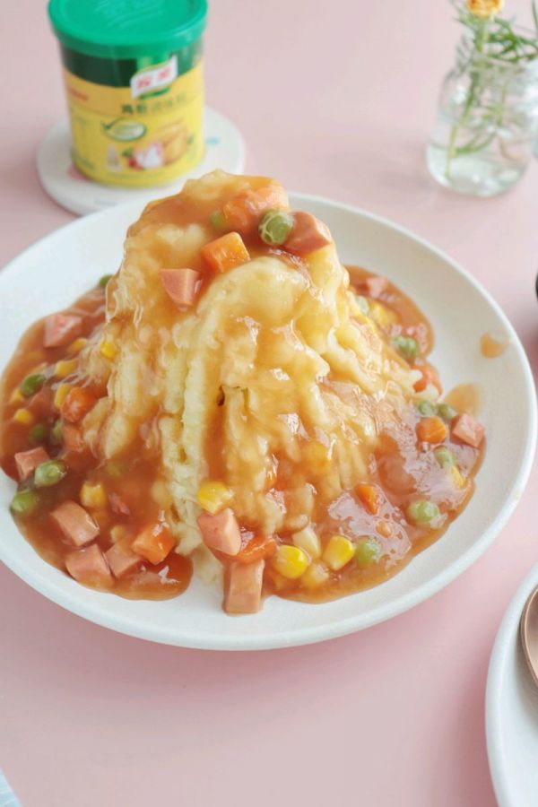 酸甜火山土豆泥