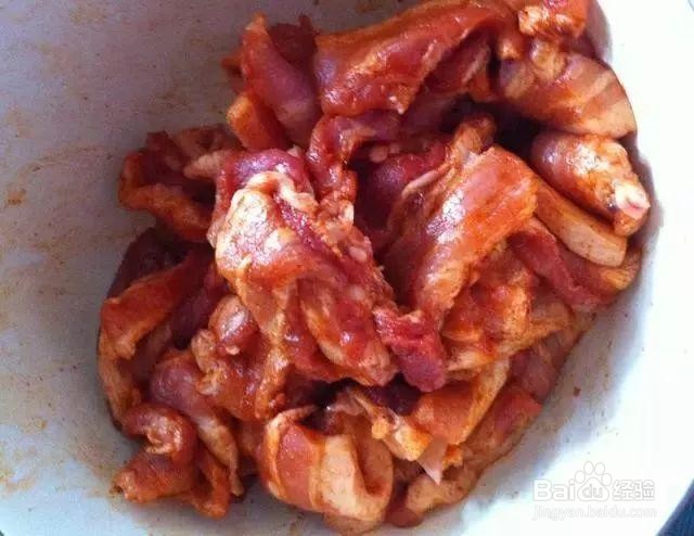 鸡蛋肉条的制作