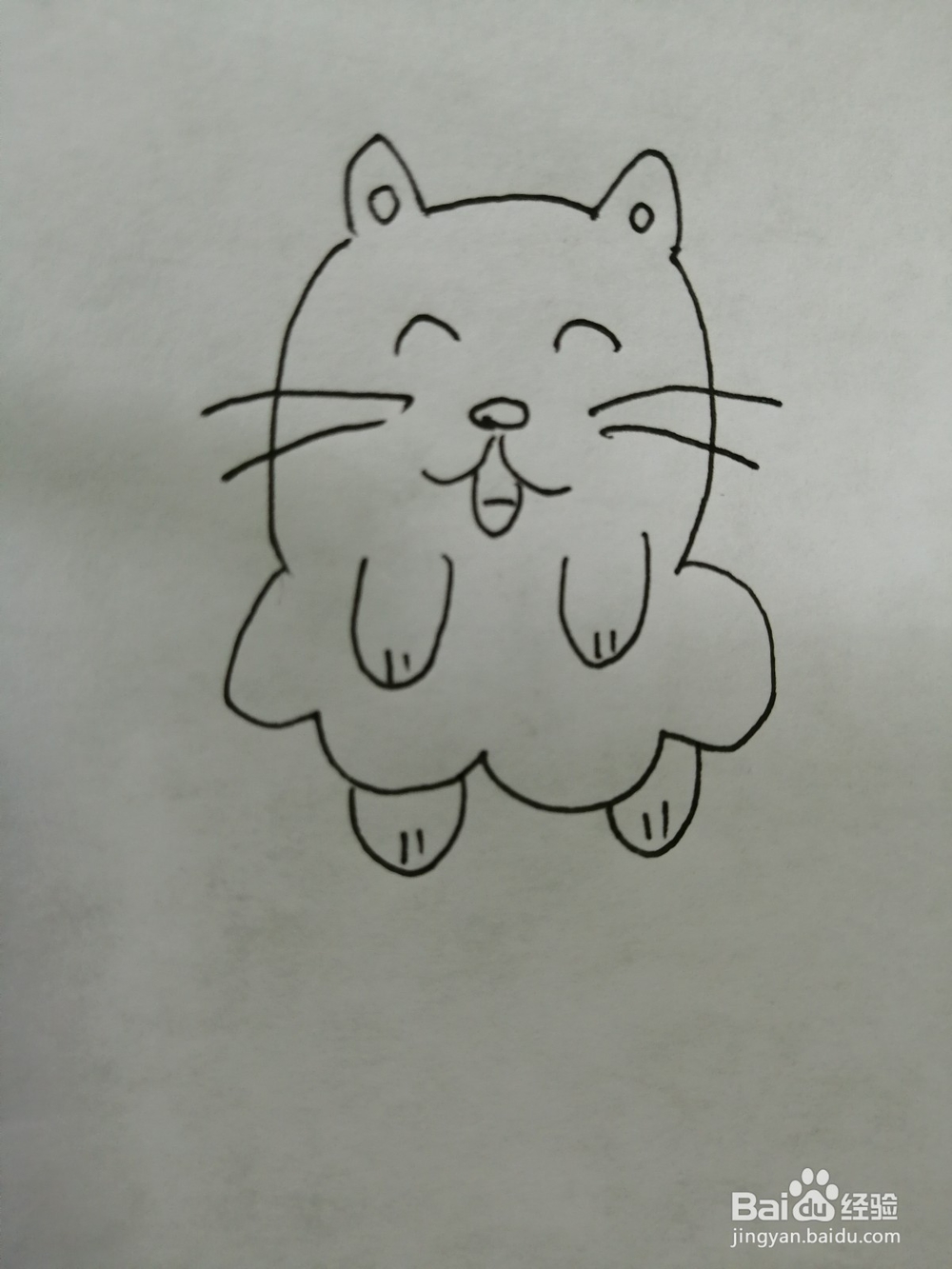 可爱的小猫怎么画