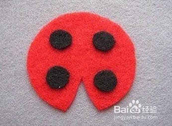圣象家居生活趣味手工——五星小瓢虫胸针