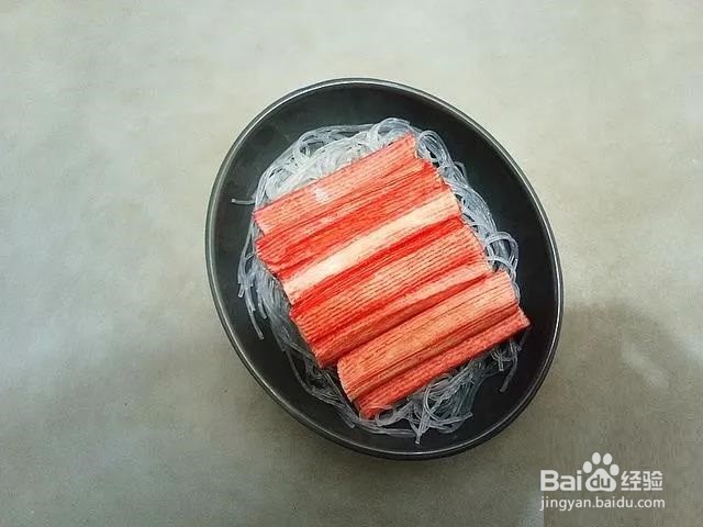 清蒸蟹棒怎么做？