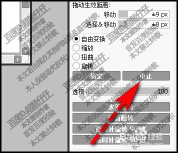 SAI中ctrl＋t放大图片后怎么退回去继续编辑？