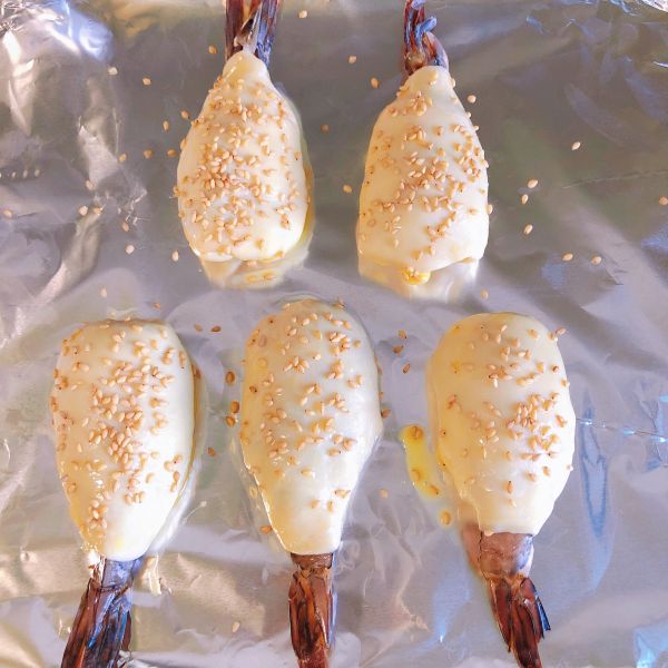 空炸盐焗虾芝士酥