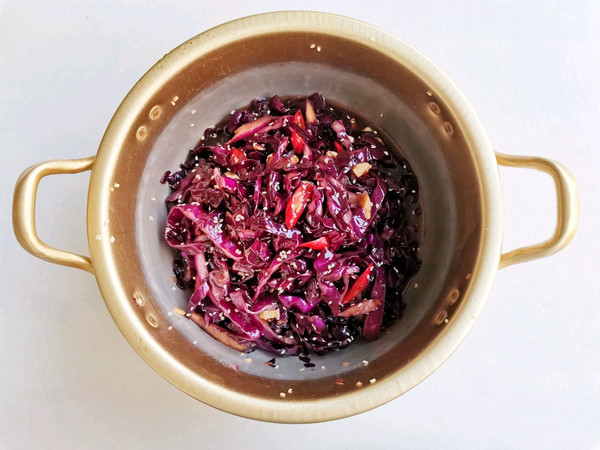 凉拌酸辣紫甘蓝