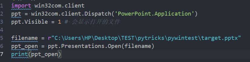python 3 如何用pywin32读取PPTX文本内容