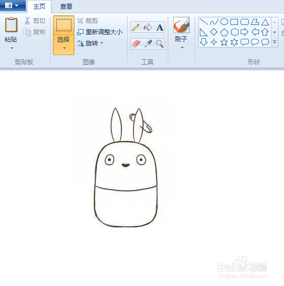 越狱兔简笔画2