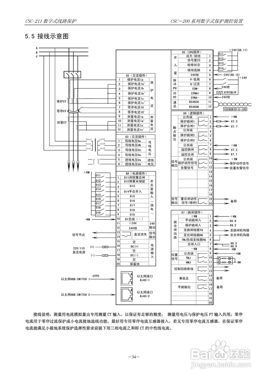 四方CSC-246数字式备用电源自动投入装置说明书:[5]