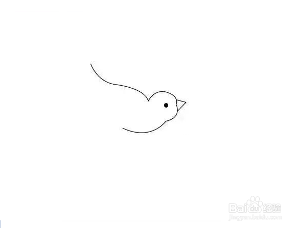 小燕子简笔画