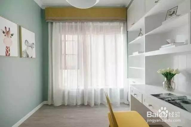 116平清新薄荷绿北欧风格装修效果图