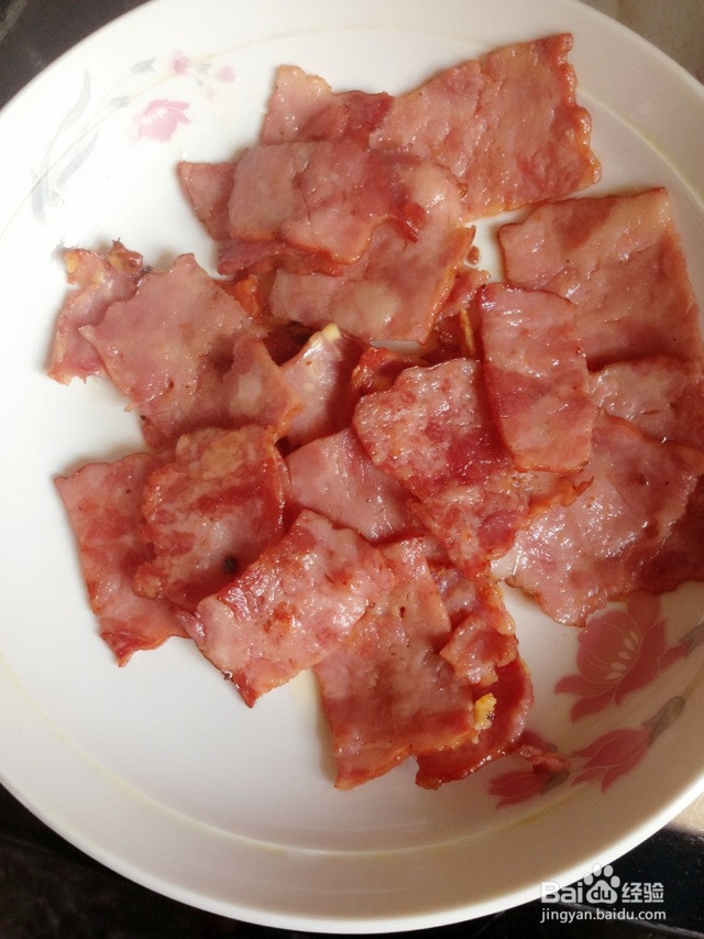 培根玉米意面的做法