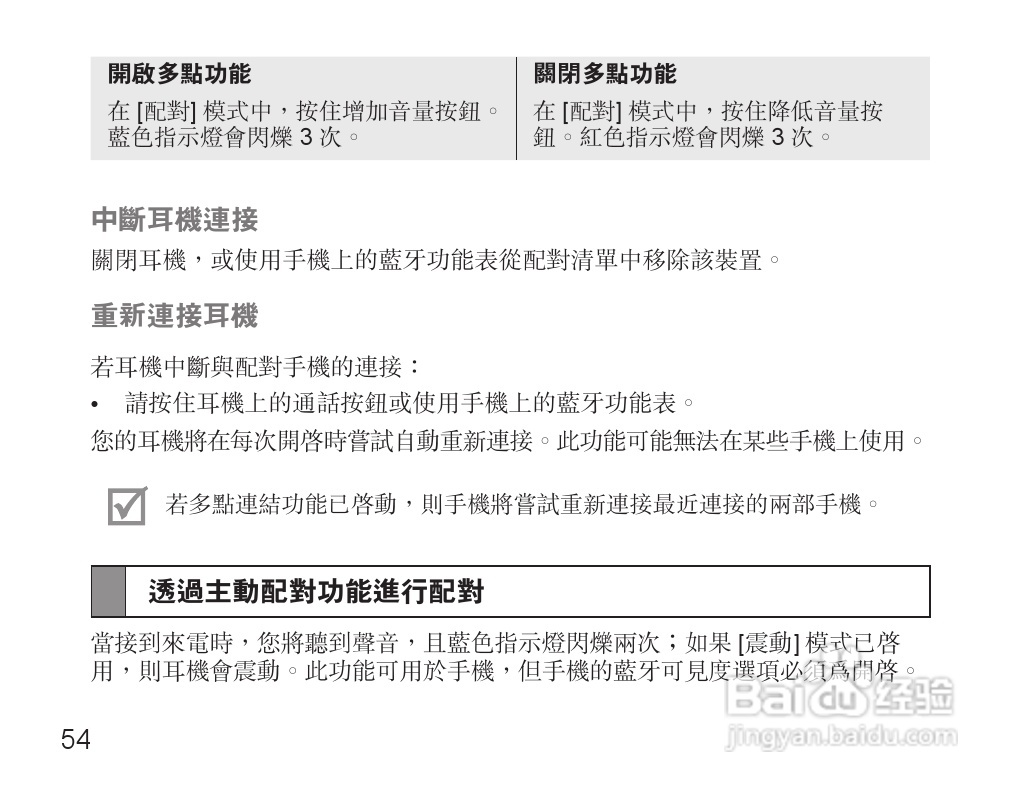 三星HM5000蓝牙耳机使用说明书:[6]