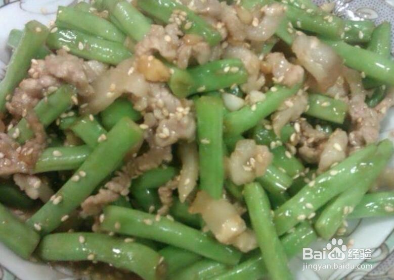 怎么做一道美味的五花肉丝炒四季豆？