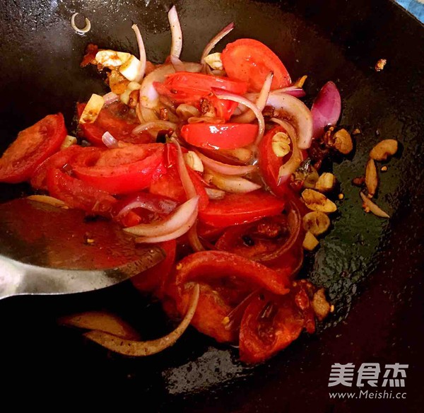 土豆炖番茄的做法