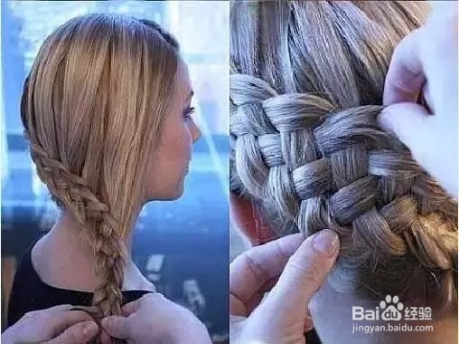 好看的斜编发是怎么编的啊!