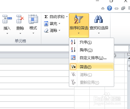 怎么使用excel表格的筛选