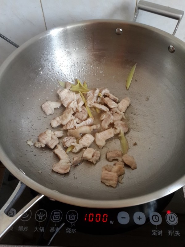 大葱炒肉的做法