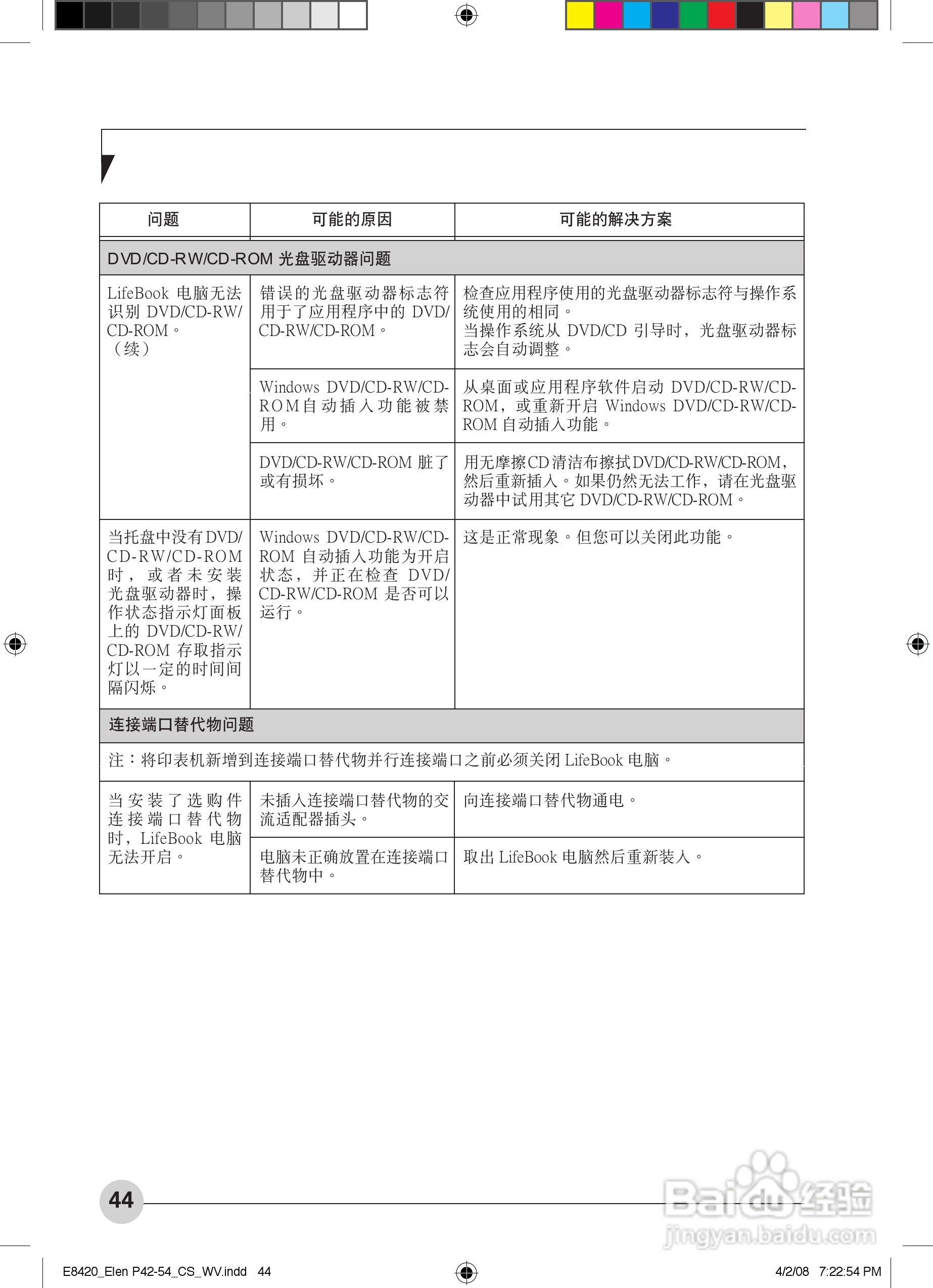 富士通E8420笔记本电脑使用说明书:[5]